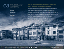 Tablet Screenshot of cumberlandadvisors.com